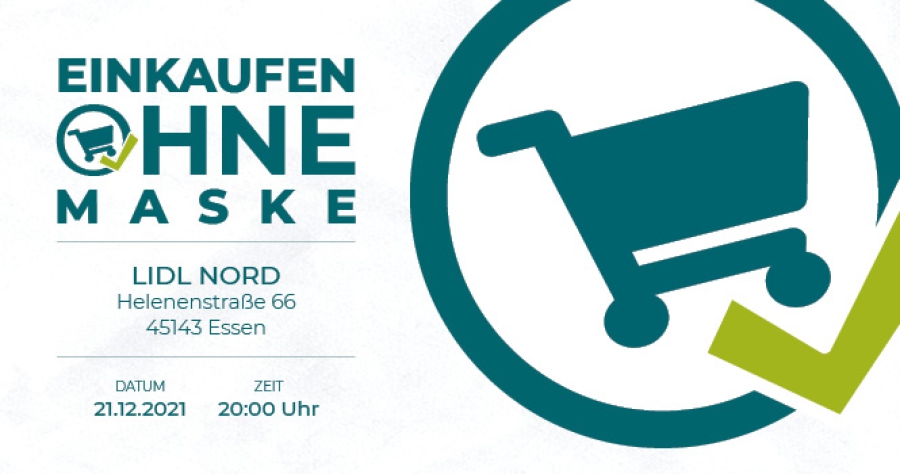 Einkaufen ohne Maske
